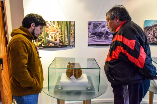 Fotografía gentileza de la Gobernación Provincia Antártica Chilena. En la foto David Alday Chiguay y Martin González Calderón